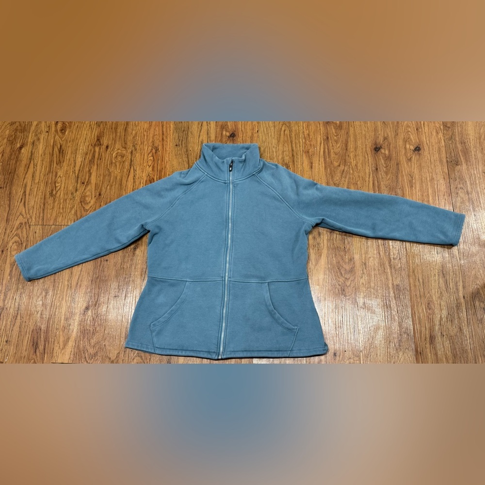 Brand, Sketchers, Women’s, Teal Blue, Zip-Up, Cotton, Sweater, Size XL